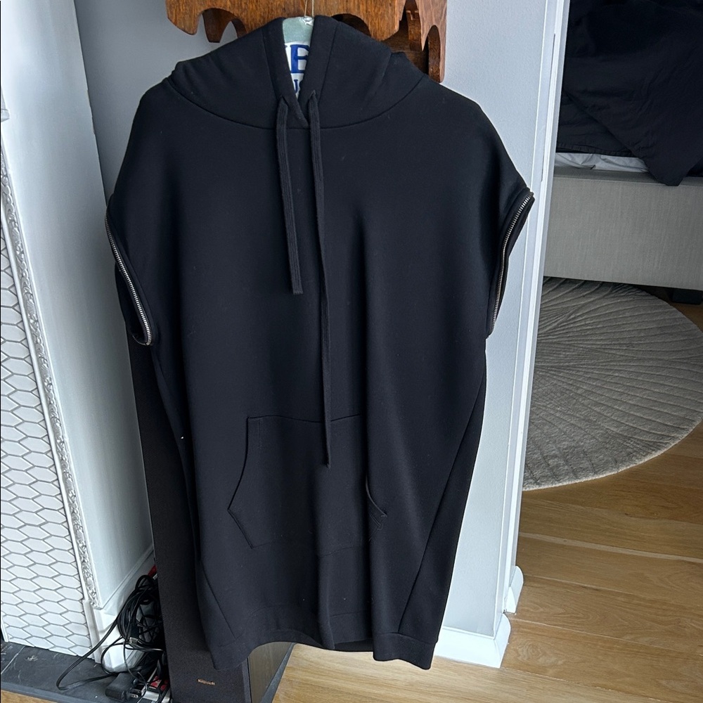 ALL SAINTS Sweatshirt Dress w/ Hoodie
